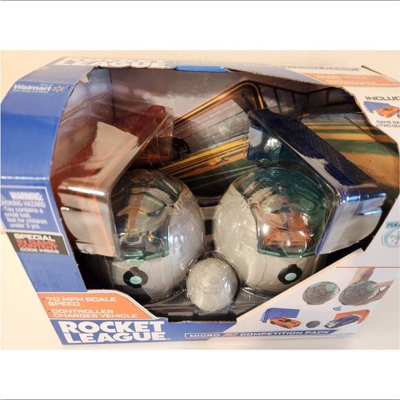 Rocket League Micro RC Competition Pack NEW! Lights Up! 2.4ghz RC Full Function - Picture 4 of 4